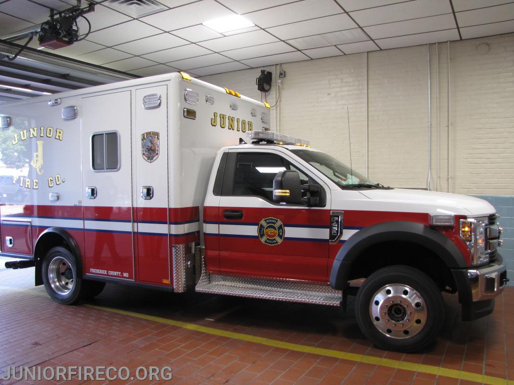  A29 2019 Ambulance. Put into Service 
 5/15/2020
 Vehicle own by Junior Fire Company